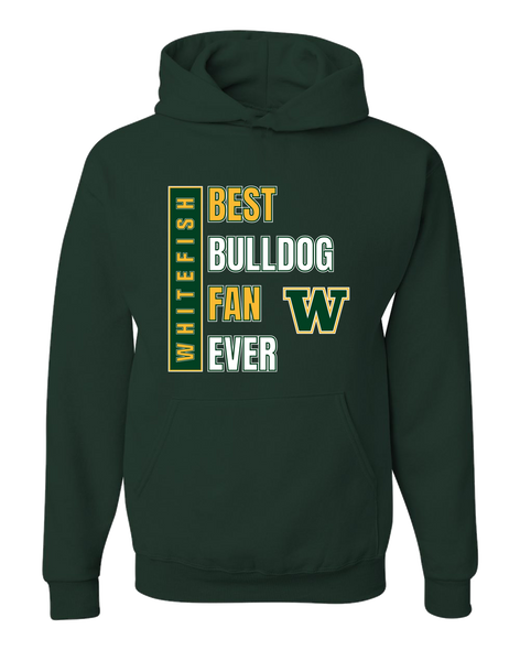 Whitefish Bulldogs Best Bulldog Fan Men's Premium Hoodie
