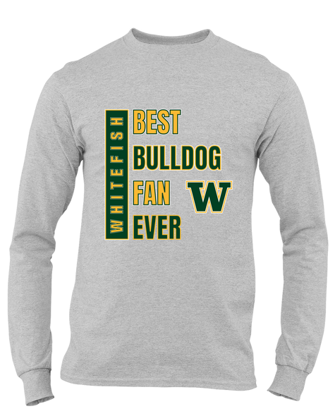 Whitefish Bulldogs Best Bulldog Fan Men's Premium LS T-Shirt