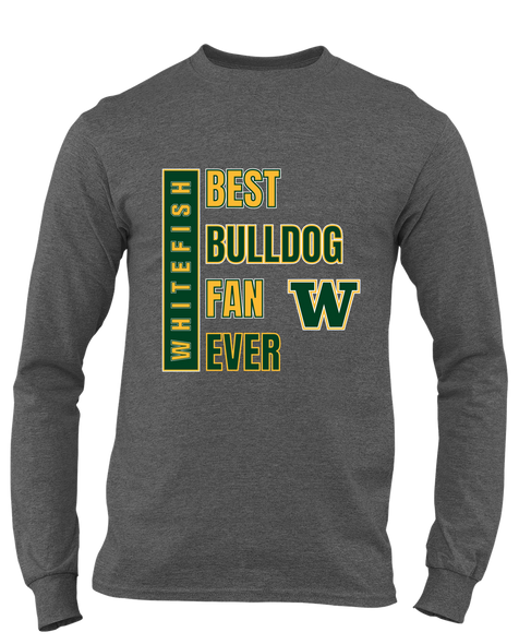 Whitefish Bulldogs Best Bulldog Fan Men's Premium LS T-Shirt