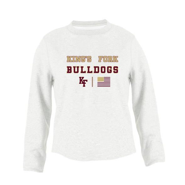 King's Fork Bulldogs KF Spirit Flag Women's Sweatshirt