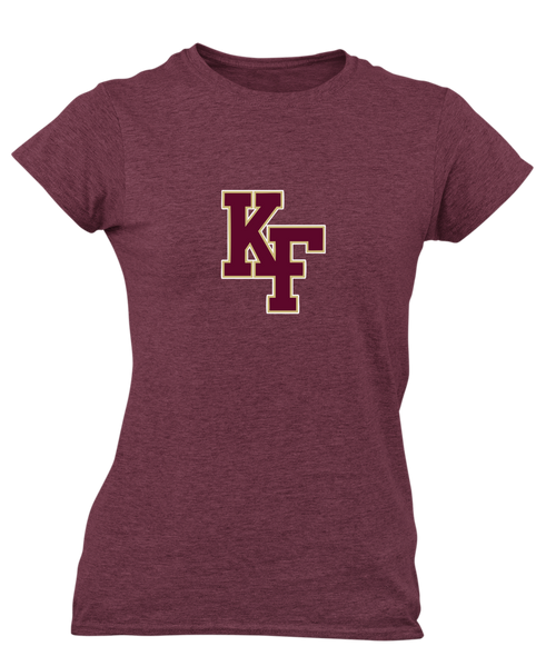 King's Fork Bulldogs KF Mascot #1 Women's Premium SS T-Shirt