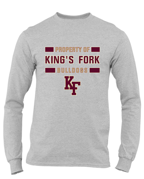 King's Fork Bulldogs KF Property Of Men's Premium LS T-Shirt
