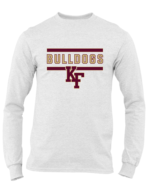 King's Fork Bulldogs KF Mascot #5 Men's LS T-Shirt