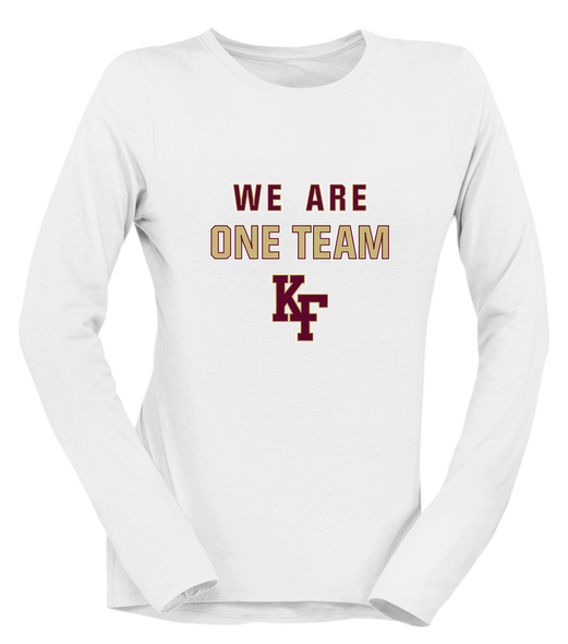 King's Fork Bulldogs KF We Are One Team Women's LS T-Shirt
