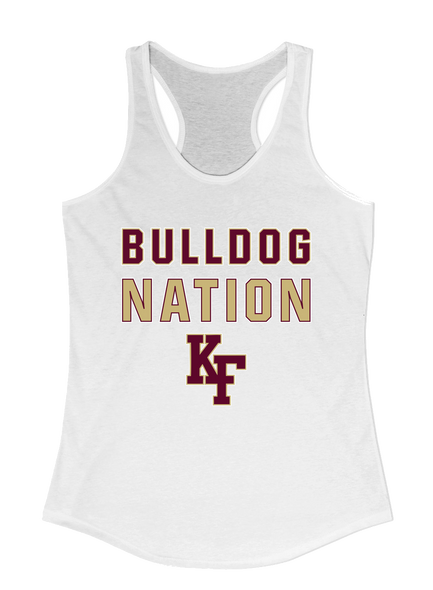 King's Fork Bulldogs KF Nation #2 Women's Tank Top
