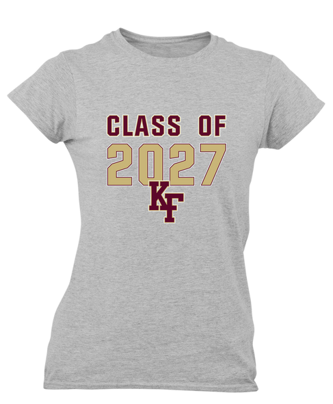 King's Fork Bulldogs KF Class of 2027 Women's SS T-Shirt