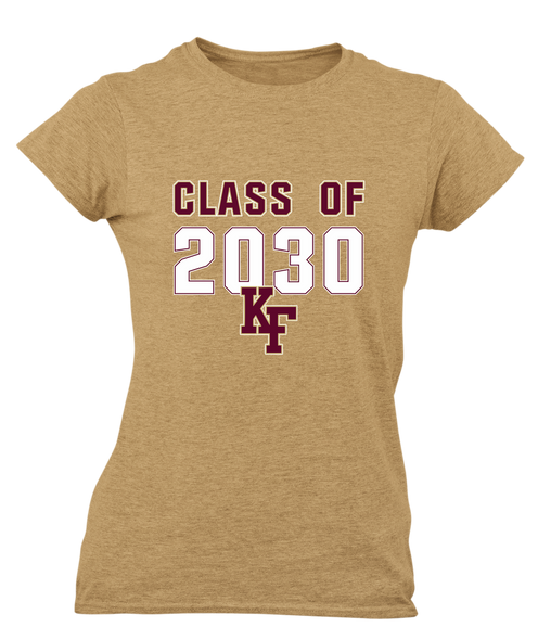 King's Fork Bulldogs KF Class of 2030 Women's Premium SS T-Shirt