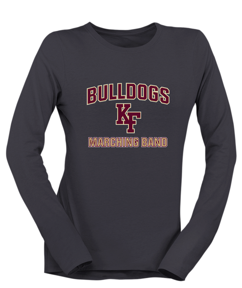 King's Fork Bulldogs KF Marching Band Women's LS T-Shirt