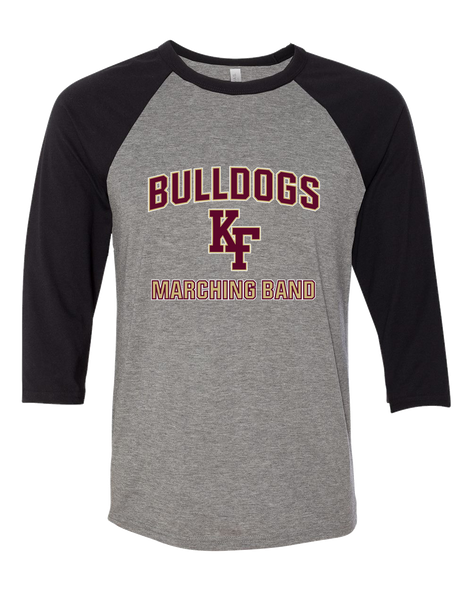 King's Fork Bulldogs KF Marching Band Men's Baseball T-Shirt