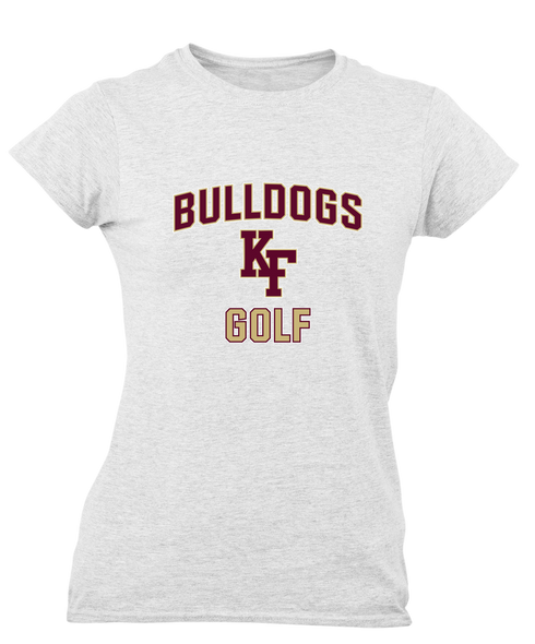 King's Fork Bulldogs KF Golf Women's Premium SS T-Shirt