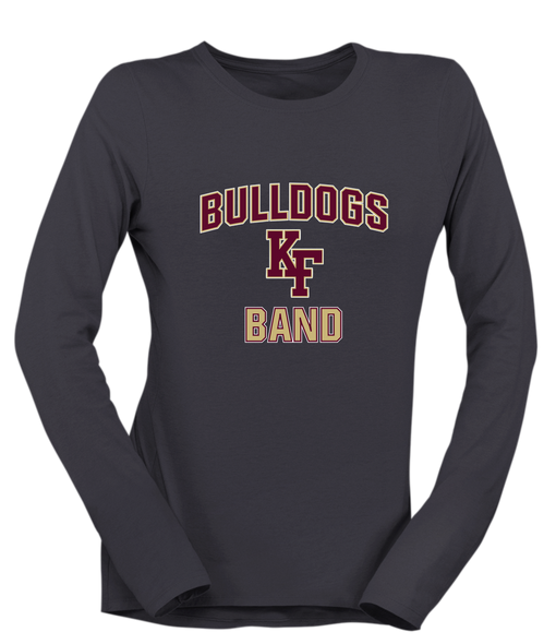 King's Fork Bulldogs KF Band # 1 Women's Premium LS T-Shirt