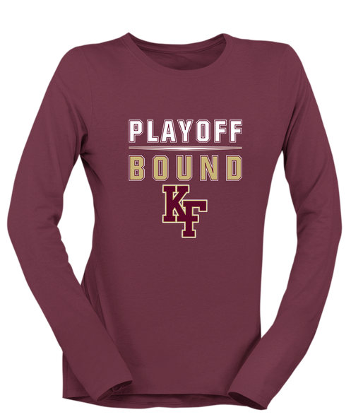 King's Fork Bulldogs KF Playoff Bound Women's LS T-Shirt