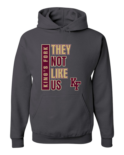 King's Fork Bulldogs KF They Not Like Us #1 Men's Premium Hoodie