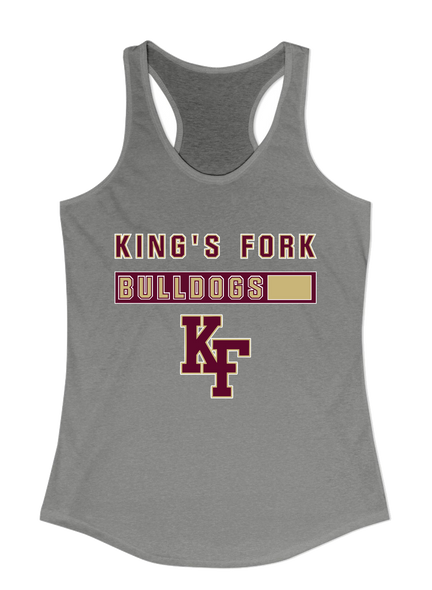 King's Fork Bulldogs KF Mascot #7 Women's Tank Top