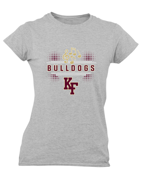 King's Fork Bulldogs KF Band # 3 Women's SS T-Shirt