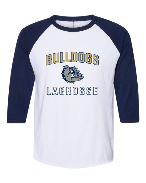 West Albany Bulldogs Lacrosse Men's Baseball T-Shirt