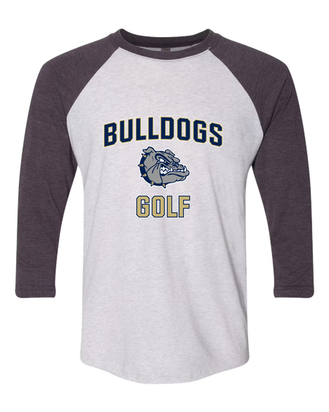 West Albany Bulldogs Golf Women's Baseball T-Shirt