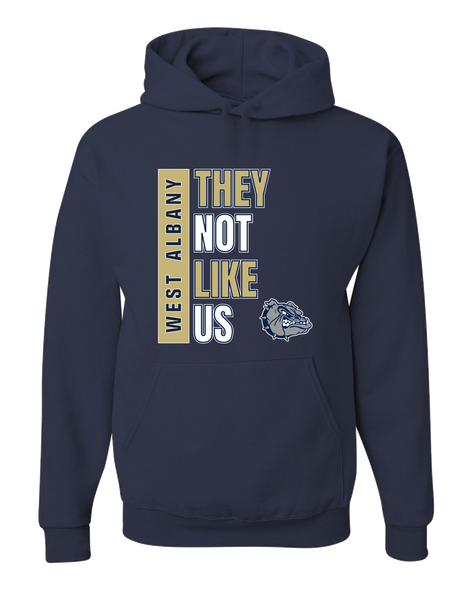 West Albany Bulldogs They Not Like Us #1 Men's Premium Hoodie