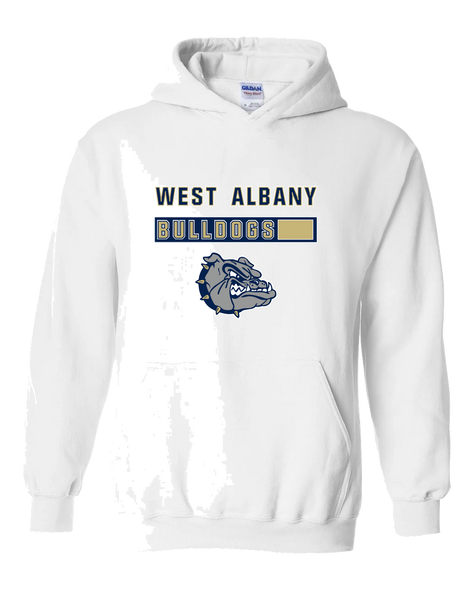 West Albany Bulldogs Mascot #7 Men's Hoodie