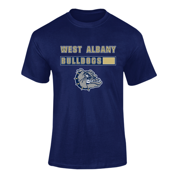 West Albany Bulldogs Mascot #7 Men's Premium SS T-Shirt