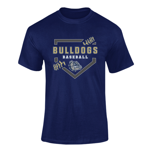 West Albany Bulldogs Baseball #2 Men's SS T-Shirt