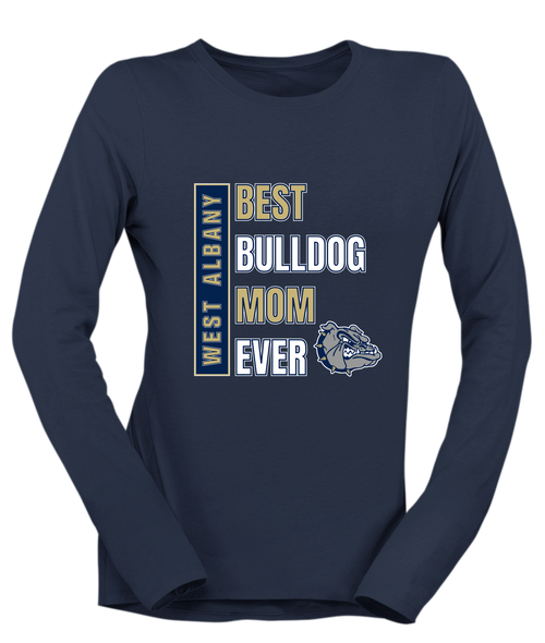 West Albany Bulldogs Best Bulldog Mom Women's Premium LS T-Shirt