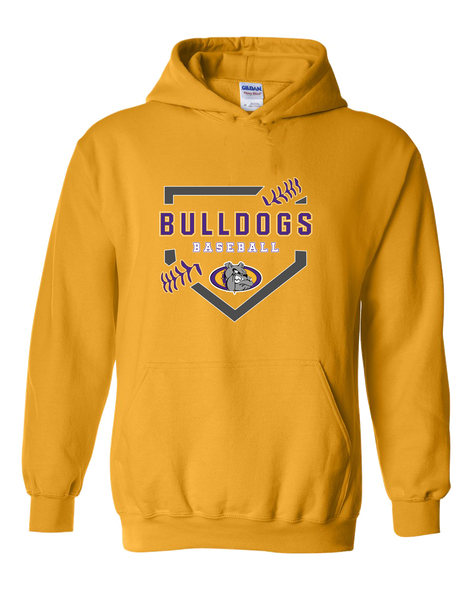 Kearney Bulldogs Baseball #2 Men's Hoodie
