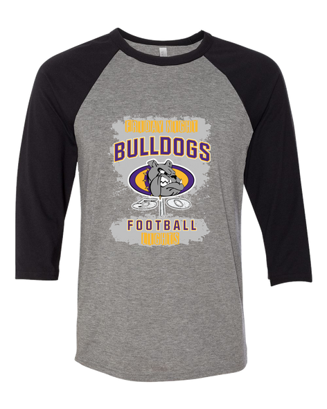 Kearney Bulldogs Football #6 Men's Baseball T-Shirt