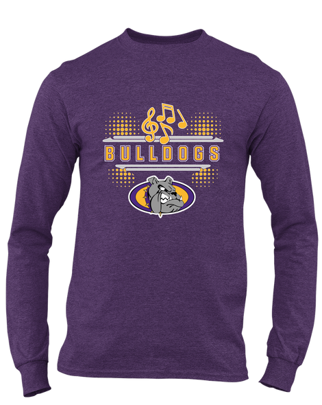Kearney Bulldogs Band # 3 Men's LS T-Shirt