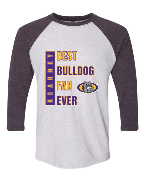 Kearney Bulldogs Best Bulldog Fan Men's Baseball T-Shirt