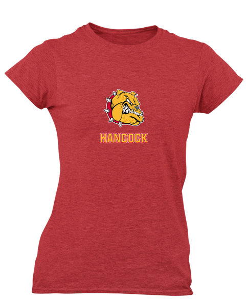 Hancock Bulldogs Mascot #2 Women's SS T-Shirt