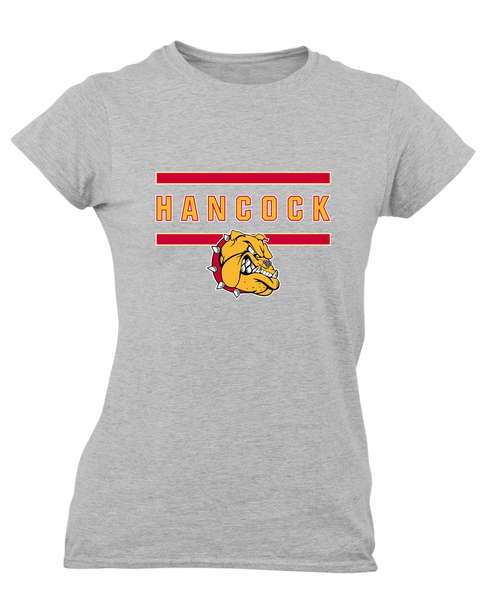 Hancock Bulldogs Mascot #4 Women's Premium SS T-Shirt