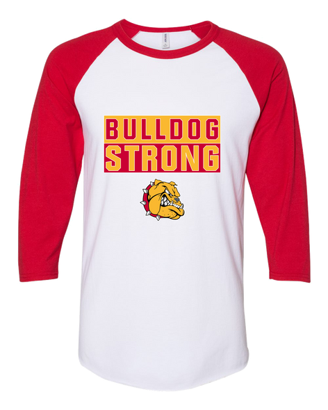 Hancock Bulldogs Strong #1 Men's Baseball T-Shirt