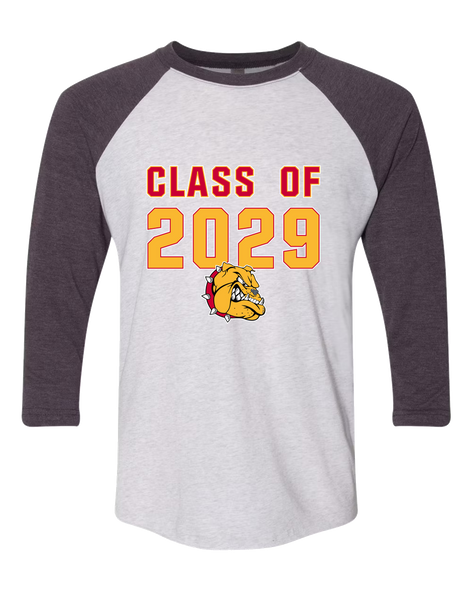 Hancock Bulldogs Class of 2029 Men's Baseball T-Shirt