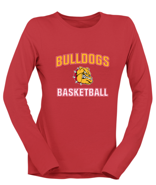 Hancock Bulldogs Basketball #1 Women's Premium LS T-Shirt