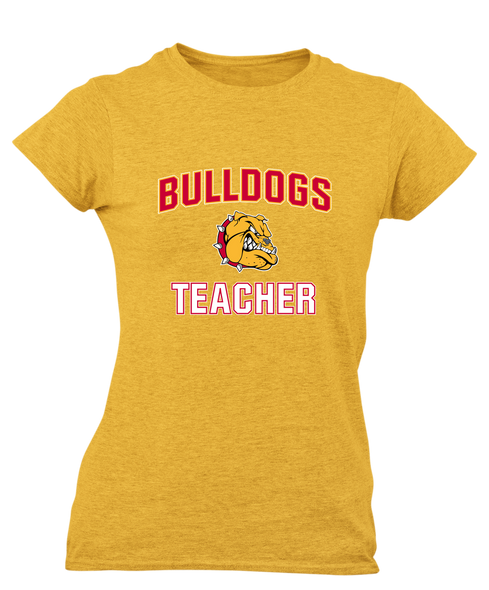 Hancock Bulldogs Teacher Women's Premium SS T-Shirt