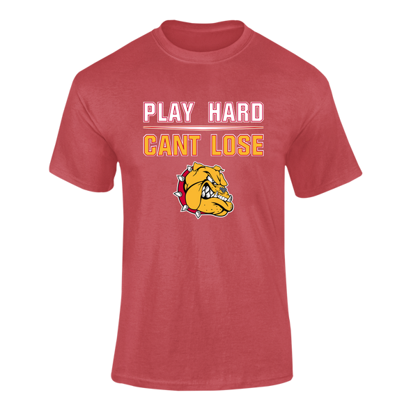 Hancock Bulldogs Play Hard, Can't Lose Men's SS T-Shirt