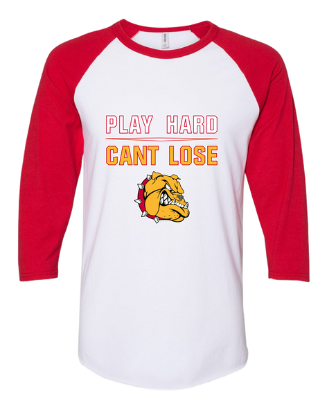 Hancock Bulldogs Play Hard, Can't Lose Men's Baseball T-Shirt