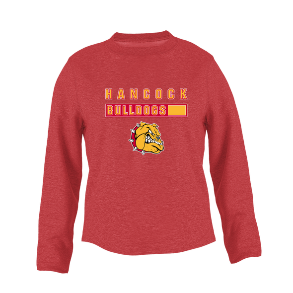 Hancock Bulldogs Mascot #7 Women's Sweatshirt