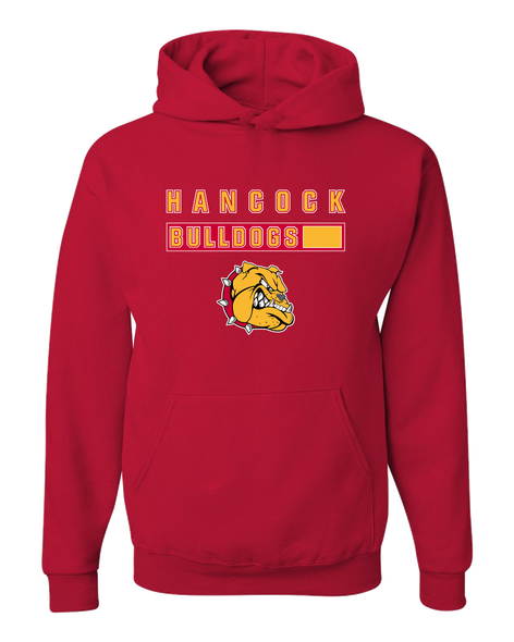 Hancock Bulldogs Mascot #7 Men's Premium Hoodie
