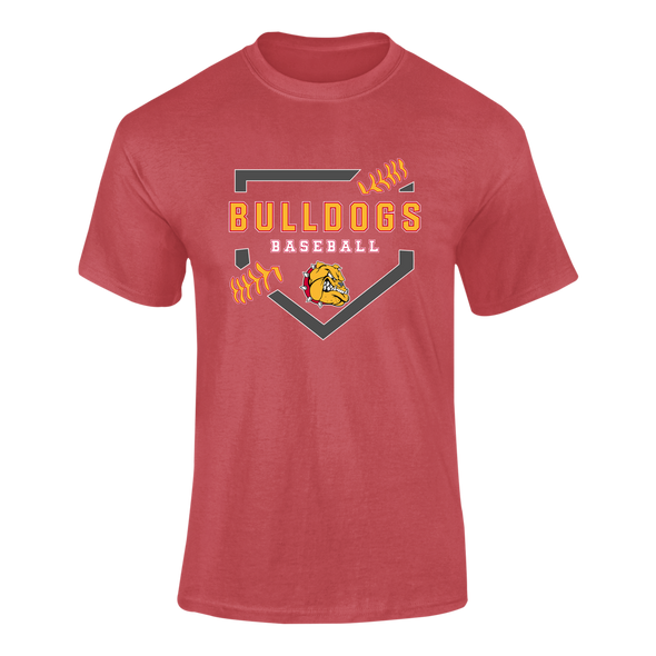 Hancock Bulldogs Baseball #2 Men's SS T-Shirt