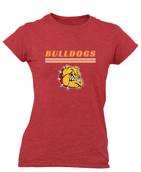 Hancock Bulldogs Mascot #8 Women's SS T-Shirt