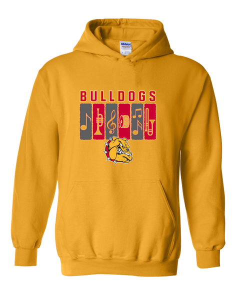 Hancock Bulldogs Band # 2 Men's Hoodie