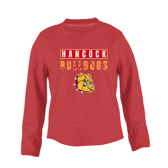 Hancock Bulldogs Mascot #9 Women's Sweatshirt