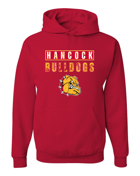 Hancock Bulldogs Mascot #9 Men's Premium Hoodie