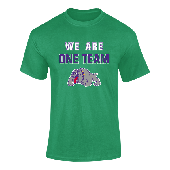 Waukegan Bulldogs We Are One Team Men's SS T-Shirt