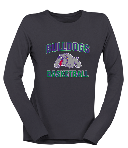 Waukegan Bulldogs Basketball #1 Women's Premium LS T-Shirt