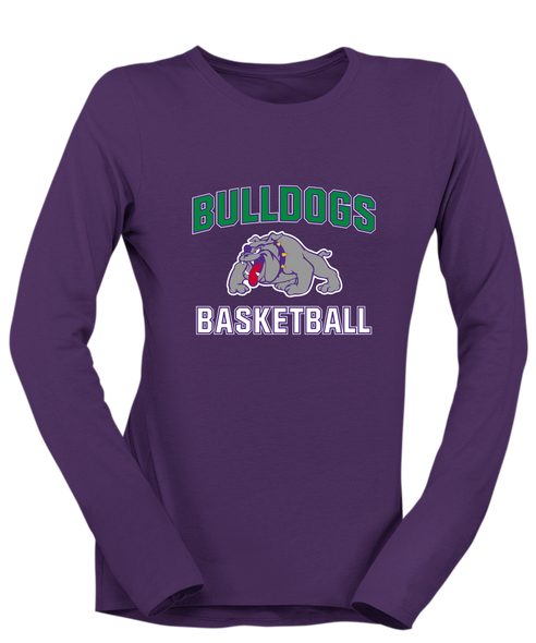 Waukegan Bulldogs Basketball #1 Women's LS T-Shirt