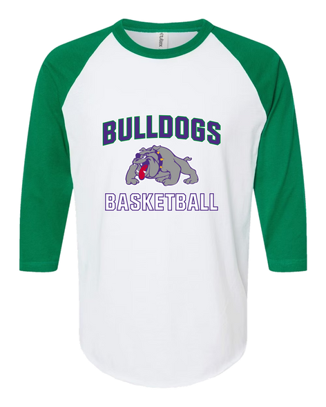 Waukegan Bulldogs Basketball #1 Women's Baseball T-Shirt