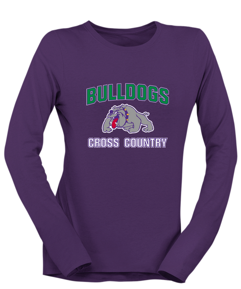 Waukegan Bulldogs Cross Country Women's LS T-Shirt